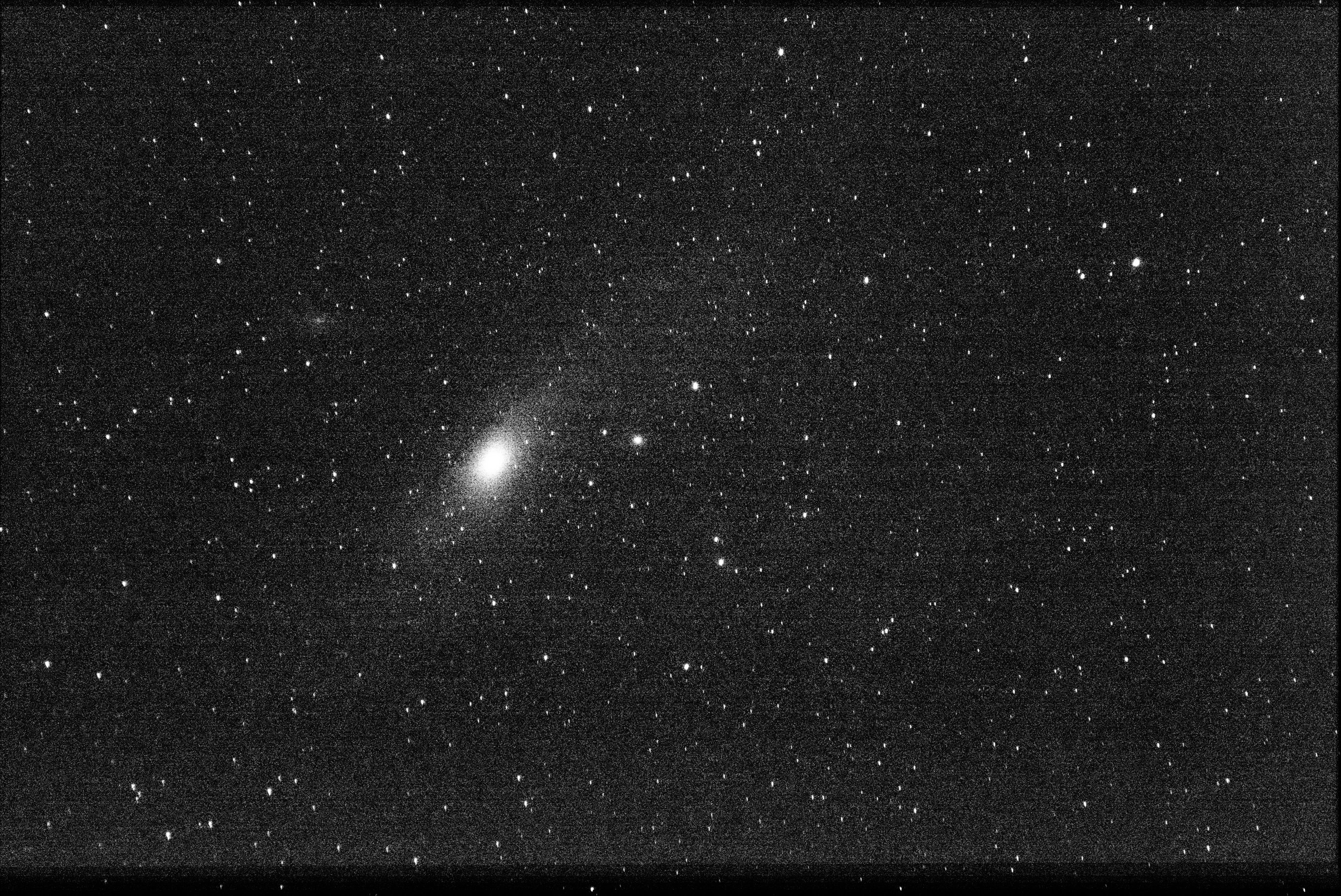 A photo of the andromeda galaxy